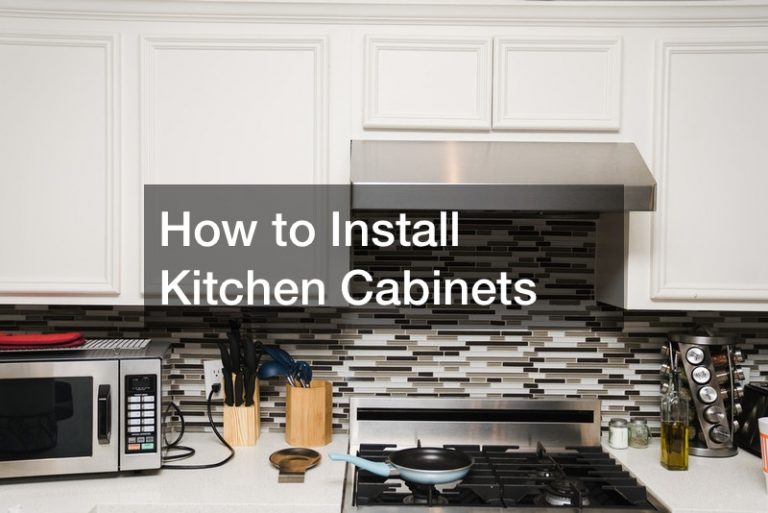 How to Install Kitchen Cabinets