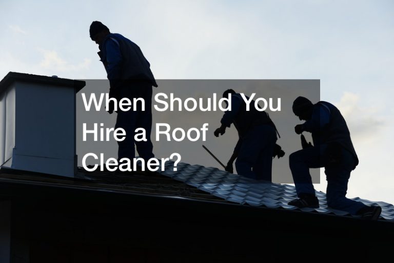 When Should You Hire a Roof Cleaner?