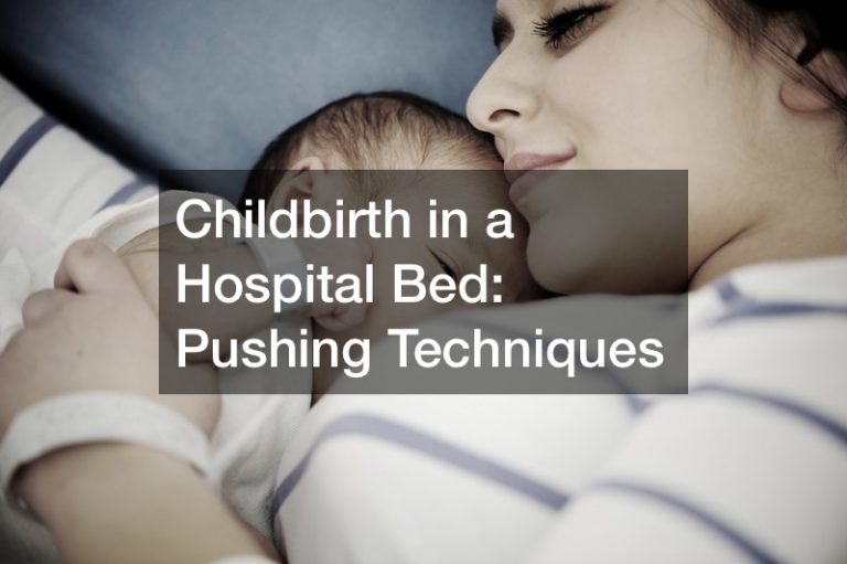 Childbirth in a Hospital Bed  Pushing Techniques