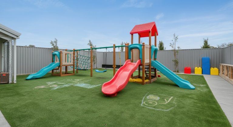 backyard play area